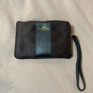 COACH Monogram Wristlet